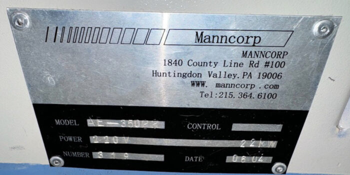 Manncorp AE-350SS Wave Solder Machine